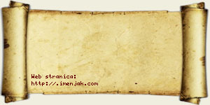 Kristina Nešković vizit kartica